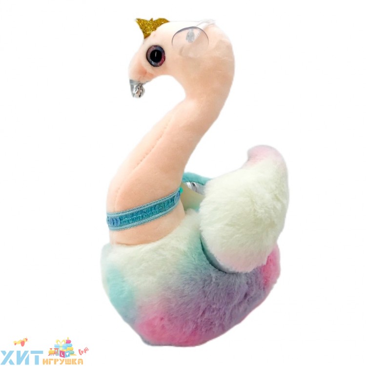 Мягкая игрушка Лебедь цветной (с присоской) YE0819-33